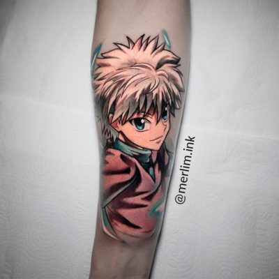 Tatuagem Killua - Hunter x Hunter