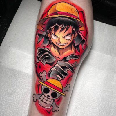 Luffy One Piece Tattoo